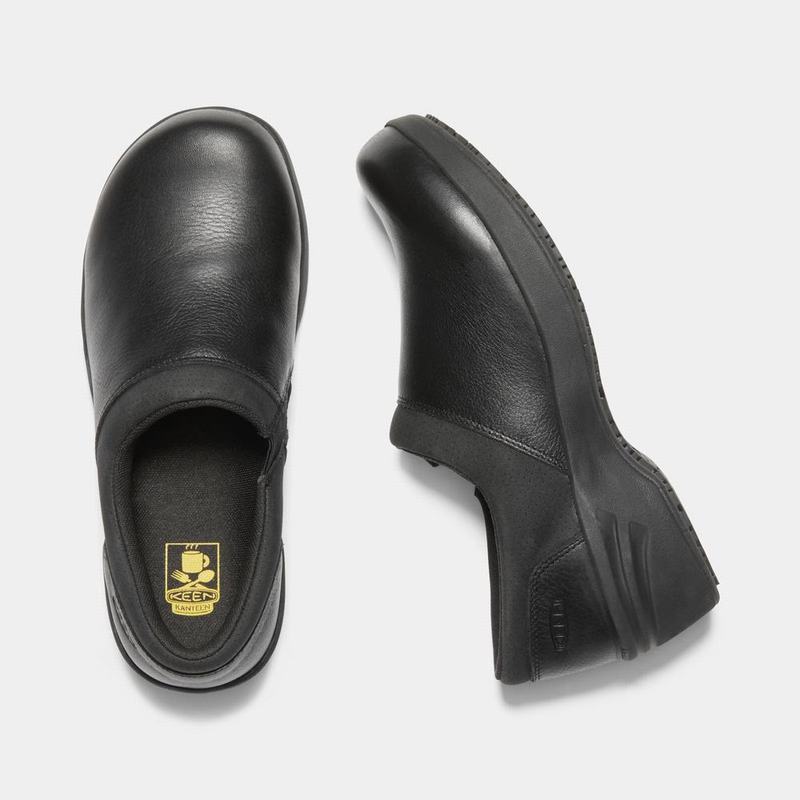 Zapatos De Trabajo Keen Mujer Colombia - Keen Kanteen Soft Toe Negras (DNTFW5062)